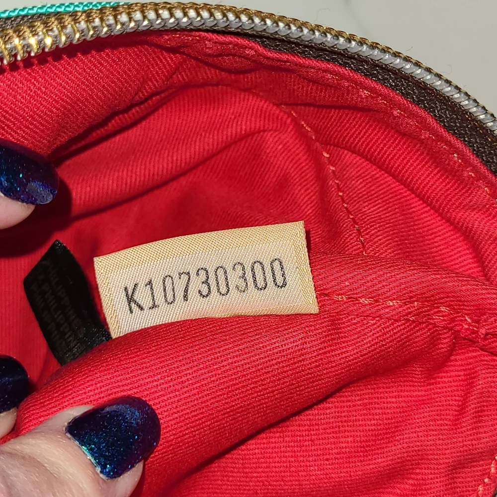 Dooney & Bourke Teal and Brown Crossbody Bag